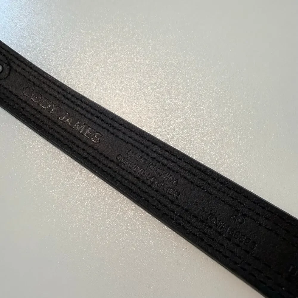Cody James Boys Western Belt Size 26 Southwestern Leather Strap No Buckle